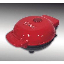 Kiwi KSM-2400W Yapışmaz Plakalı Mini Waffle Makinesi Kırmızı