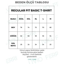 Erkek Regular Fit Yüksek Kalite %100 Pamuk Basic Tişört 24/1