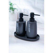 Acar Jardin 3'lü Banyo Seti - Siyah