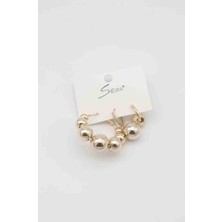 Glare Jewellery Shesra Topçuk Model 3'lü Küpe