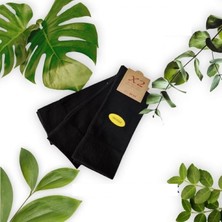 10 Lu Paket Siyah Düz Erkek Çorabı, Dikişsiz,ekstra Rahatlastik