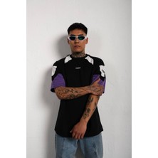 Parçalı Oversize Unisex T-Shirt