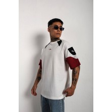 Parçalı Oversize Unisex T-Shirt