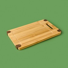 Mien Bambu Kesim Tahtası - Açık Kahverengi - 22X33 cm