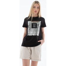 Fashion Friends 25Y0430K1 Kadın Baskılı T-Shirt