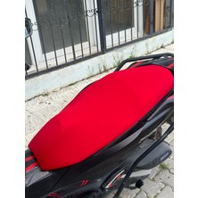 Universal Scooter Uyumlu Kırmızı Koltuk Kılıfı