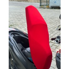 Universal Scooter Uyumlu Kırmızı Koltuk Kılıfı