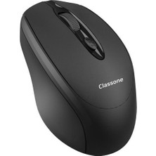 Classone CBT10 Bluetooth + 2.4 Ghz Şarj Edilebilir Kablosuz Mouse - Siyah