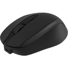 Classone CBT10 Bluetooth + 2.4 Ghz Şarj Edilebilir Kablosuz Mouse - Siyah