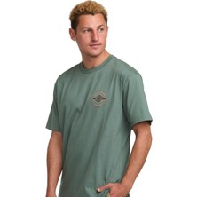 Billabong Rotor Diamond Regular Erkek Mavi Tişört