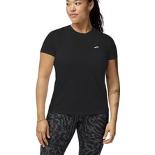 Brooks Kadın Siyah Kısa Kollu Tshirt