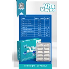 Vitasso Vitamagne Yetişkinler Için Vitamin ve Magnezyum Mineral Gıda Takviyesi 2 Kutu Paket