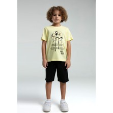 Rolypoly Erkek Çocuk Sarı Bermuda Takım