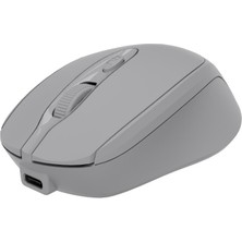 Classone CBT14 Bluetooth + 2.4 Ghz Şarj Edilebilir Kablosuz Mouse - Gri