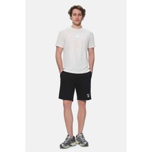 Ucla Fabıo Açık Pembe Bisiklet Yaka Baskılı Standard Fit Erkek Tshirt