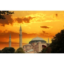Aden Dini Cami Ayasofya-I Kebir Cami-I Kanvas Tablo