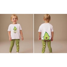 Cg Kids Avacado Baby Deyaylı Kız Çocuk Taytlı Alt Üst Takım