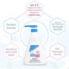 Sebamed Baby pH 5.5 Goz Yakmayan Formül Nemlendirici Etkili Bebek Şampuanı 150 ml