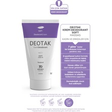 Soft Hassas Koruma 7 Güne Kadar Etkili Krem Deodorant 35 ml x 3 Adet