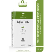 Plus Ekstra Koruma 7 Güne Kadar Etkili Krem Deodorant 35 ml x 3 Adet