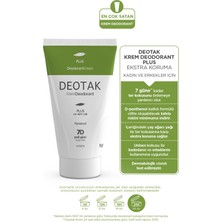 Plus Ekstra Koruma 7 Güne Kadar Etkili Krem Deodorant 35 ml x 3 Adet