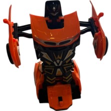 Transformer Robot Çek Bırak Kendinden Robota Dönüşen 1:32 Bugatti Oyuncak Araba