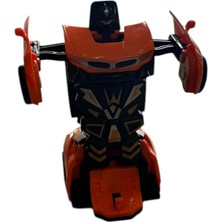 Transformer Robot Çek Bırak Kendinden Robota Dönüşen 1:32 Bugatti Oyuncak Araba
