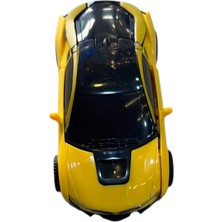 Transformer Robot Çek Bırak Kendinden Robota Dönüşen 1:32 Bugatti Oyuncak Araba