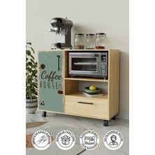 Hediyeler Kapında Coffee House Design "dafni" Kahve Köşesi Mutfak Dolabı