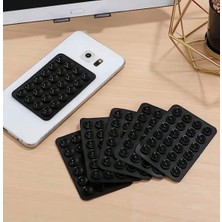 Qans Bilişim Vantuzlu Telefon Tutucu Siyah