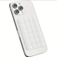 Qans Bilişim Vantuzlu Telefon Tutucu Seffaf
