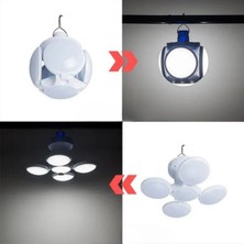 5 Led&Amp;Apos;Li 3 Farklı Işık Modlu Açılıp Kapanabilir Led Kanatlı Güneş Enerjili Solar Aydınlatma Asılabilir Kamp Feneri (4989)