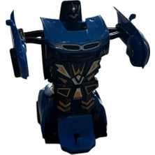 Transformer Robot Çek Bırak Kendinden Robota Dönüşen 1:32 Bugatti Oyuncak Araba