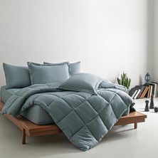 Puffy Mabel Çift Kişilik Comfort Uyku Seti - Indigo