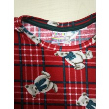 Kız Çocuk Süet Pijama Takımı