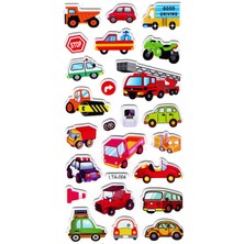 Limmy Sticker Kabartmalı Stiker Çıkartma Etiket (LTA004)-18X9 Cm- Kamyon Araba