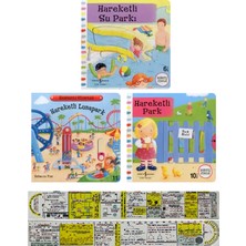Hareketli Su Parkı + Lunapark + Park 3'lü Set + Mat. Öğreten Cetvel