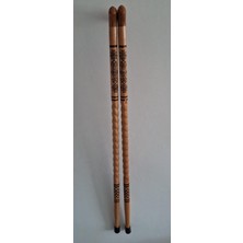 Baston Sarayı Doğal Kayın Ağacı Cilalı Burgulu Baston