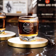 Hediyemen Orijinal Kılıç Tasarımlı Adora Viski Bardağı