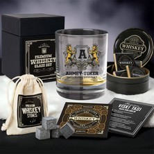 Hediyemen Isme Özel Şık Kutulu Fredrikstad Viski Kadehi Seti