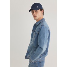 Mavi Drake Classic Denim Puslu Indigo Mavi Jean Ceket 010143-89136