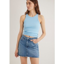Mavi Halter Yaka Mavi Basic Atlet 1612462-80637