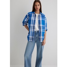 Mavi Kareli Mavi Gömlek 1211229-90845