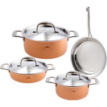 Craft 7 Parça Tencere Takımı Steel