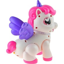 Mix Oyuncak Oyuncak Unicorn Işıklı Sesli Boynuzlu At Pilli Hareketli 20 cm