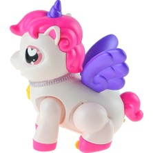 Mix Oyuncak Oyuncak Unicorn Işıklı Sesli Boynuzlu At Pilli Hareketli 20 cm