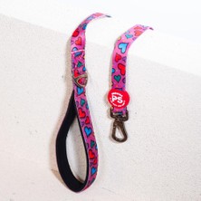 Pawstar Hearts Köpek Gezdirme Kayışı 120 cm x 2 cm
