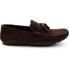 Bambi Kahve Leather Erkek Loafer Ayakkabı E01623202802