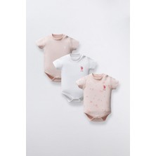 U.S. Polo Assn. . Kız Bebek Pembe Zıbın