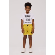 Bg Store Erkek Çocuk Sarı Şort